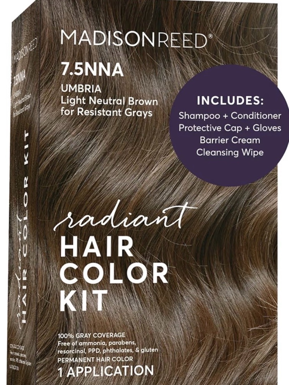 Madison Light Neutral Brown Hair Color Kit — Brown